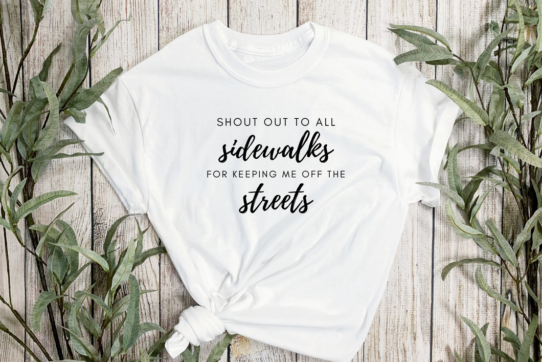 Sidewalk shoutout