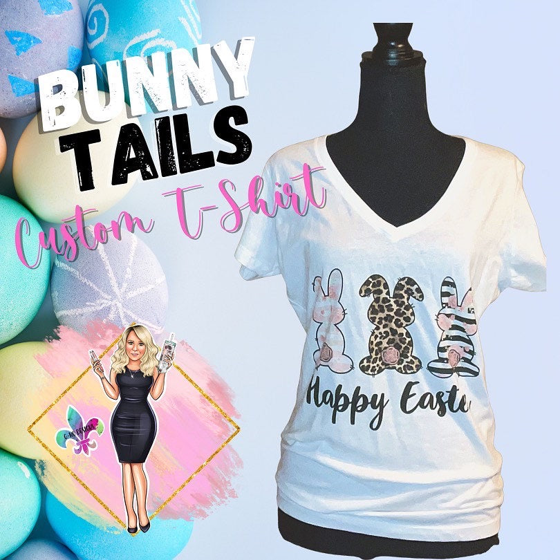 Easter bunny tails